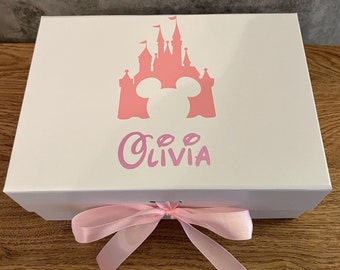 Disney Inspired A5 White Magnetic Gift Box
