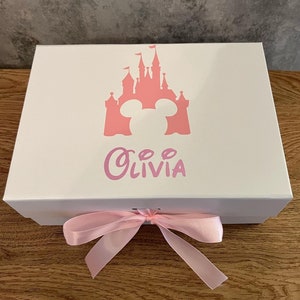 Disney Inspired A5 White Magnetic Gift Box