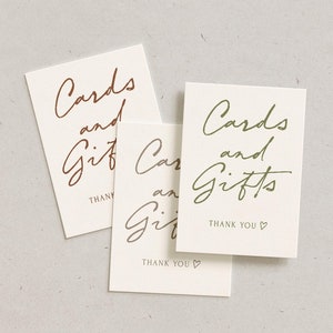 Enseigne pour cartes et cadeaux, décoration de réception moderne et élégante, carte de table de mariage minimaliste simple, papeterie de mariage