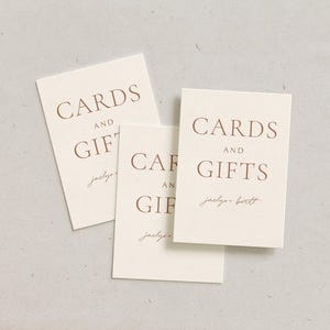 Placa de cartões e presentes, decoração elegante e moderna para recepção, cartão de mesa de casamento minimalista simples, artigos de papelaria para casamento