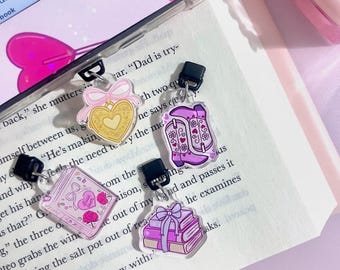 Book Lover Kindle Charms- USB C charms- IPhone Charms- Cute accesory- Dust Plug- Ereader Accessory- Apple dust plug- phone accessories