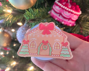 Magnetic Christmas Gingebread Kindle Grip-Phone Grip