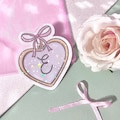 Custom Initial Heart Locket Waterproof Sticker-Unique Gift- Personalized sticker