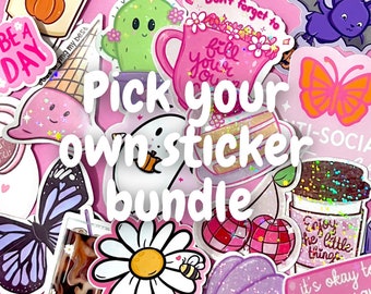 Sticker Bundle- Sticker Pack- Laptop Sticker- Waterbottle Sticker- Waterproof Sticker - Unique Gift