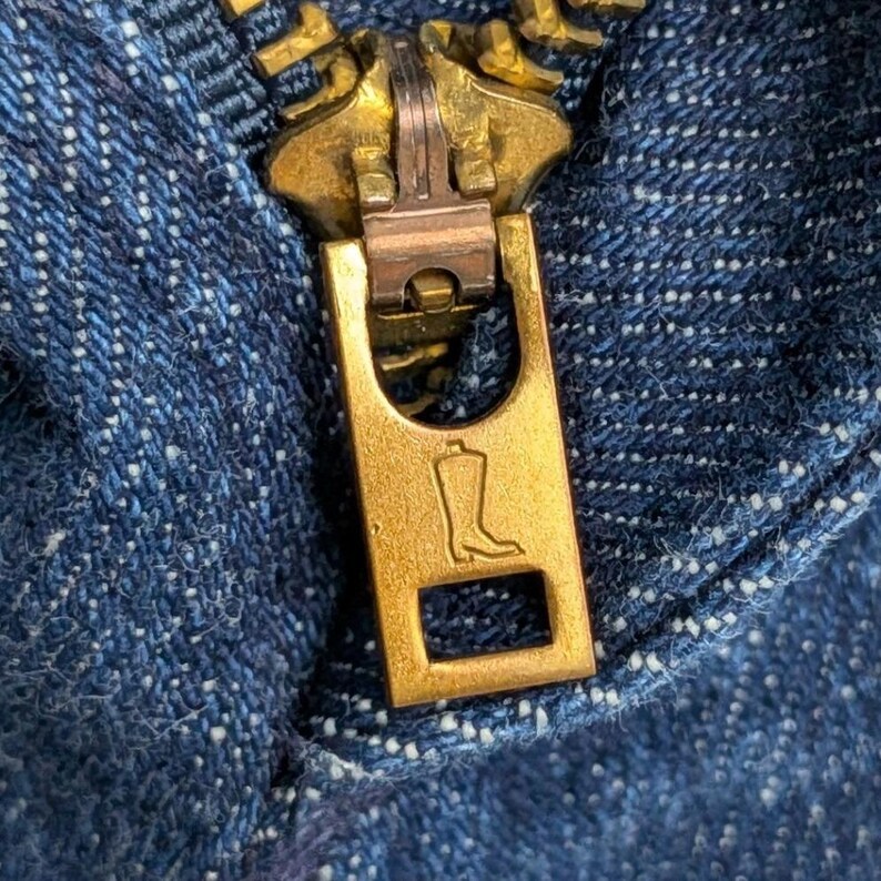 Vintage Wrangler 12MWZDL USA Made Cowboy Cut High Rise Jeans Dark Wash 7/8x32 image 6
