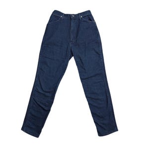 Vintage Wrangler 12MWZDL USA Made Cowboy Cut High Rise Jeans Dark Wash 7/8x32 image 7