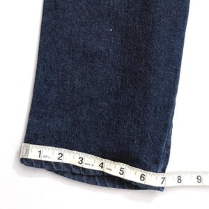 Vintage Wrangler 12MWZDL USA Made Cowboy Cut High Rise Jeans Dark Wash 7/8x32 image 16
