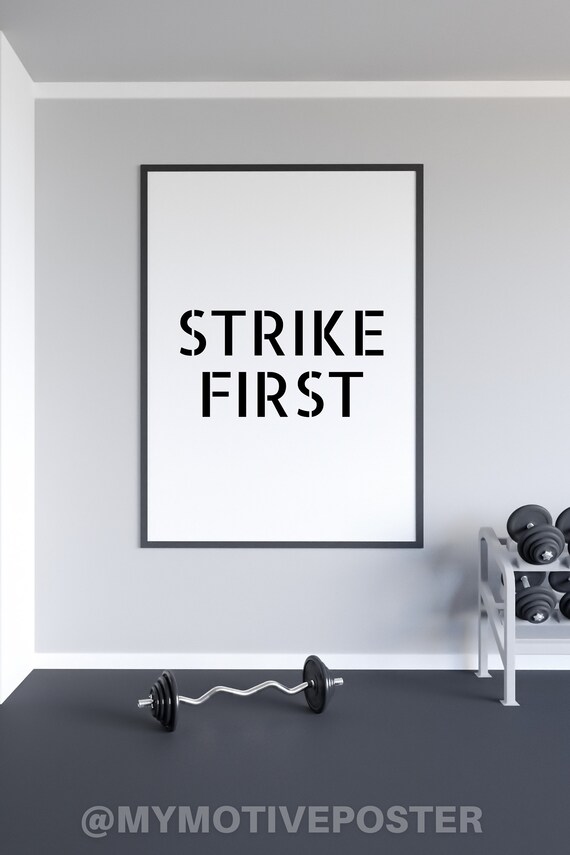 Cobra Kai "Strike First" Minimalist Art Print (Digital Download)