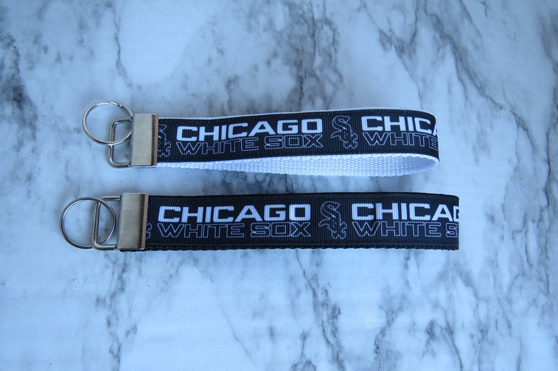 Chicago White Sox Key Fob Wristlet Keychain Stocking Stuffer
