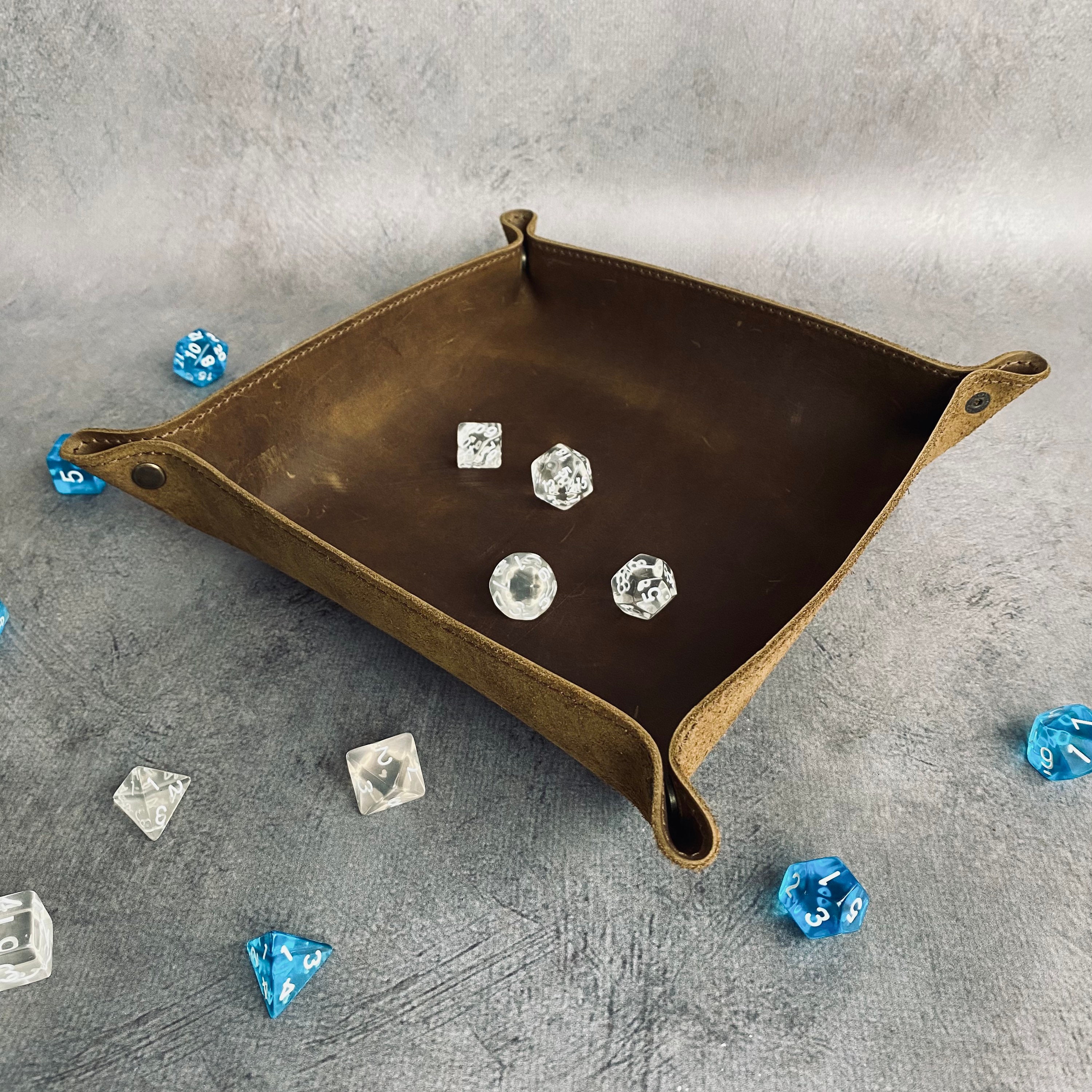 Leather Dice Tray Dnd Dice Tray Etsy