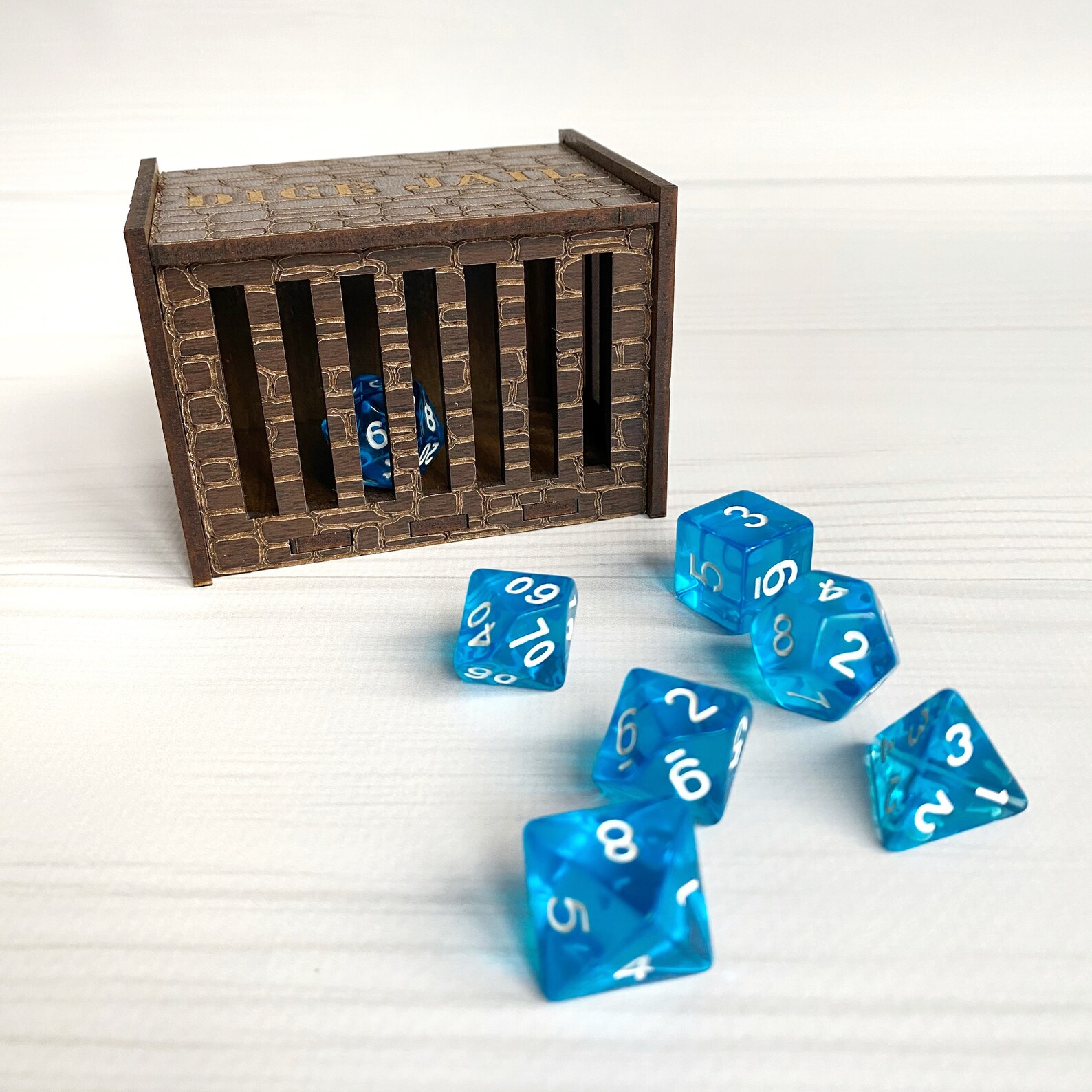 Dnd accessories Dice jail Dice storage Etsy