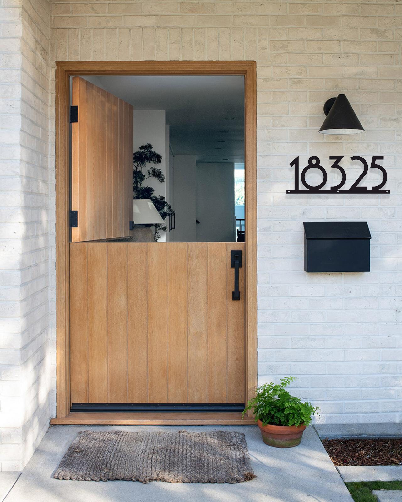 Large House Numbers Modern Address Sign Metal Address Number for ...