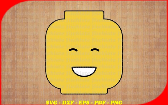 Eyes Closed Lego Head SVG svg dxf Cricut Silhouette Cut | Etsy