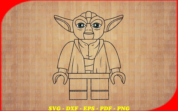 Download Outline Yoda Star Wars Lego Ninjago Svg Svg Dxf Cricut Etsy