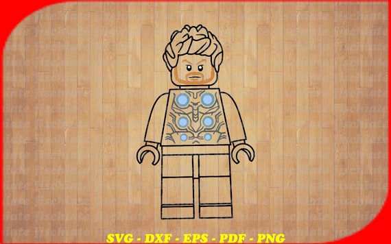 Download Outline Thor Lego Ninjago Svg 2 Svg Dxf Cricut Silhouette Etsy
