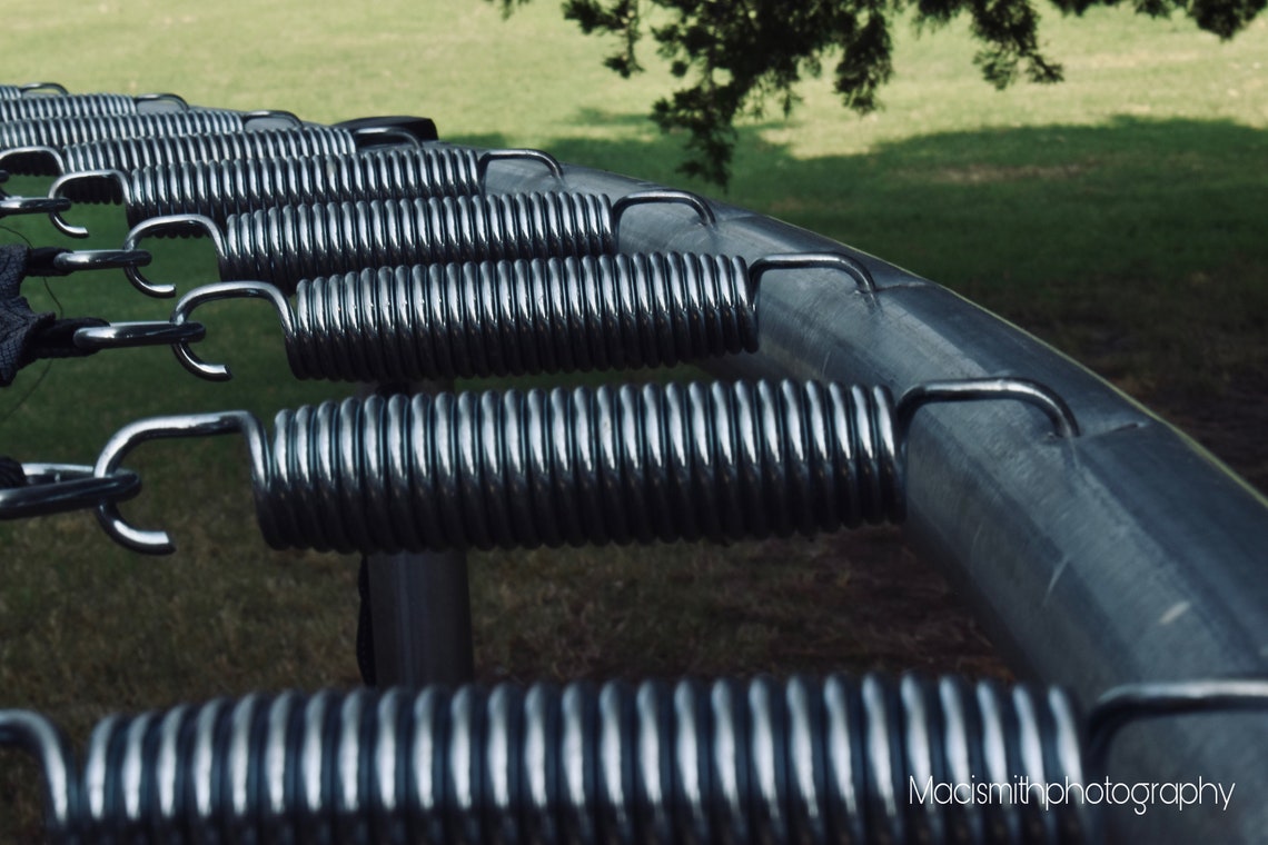 Trampoline springs detailed photo Etsy