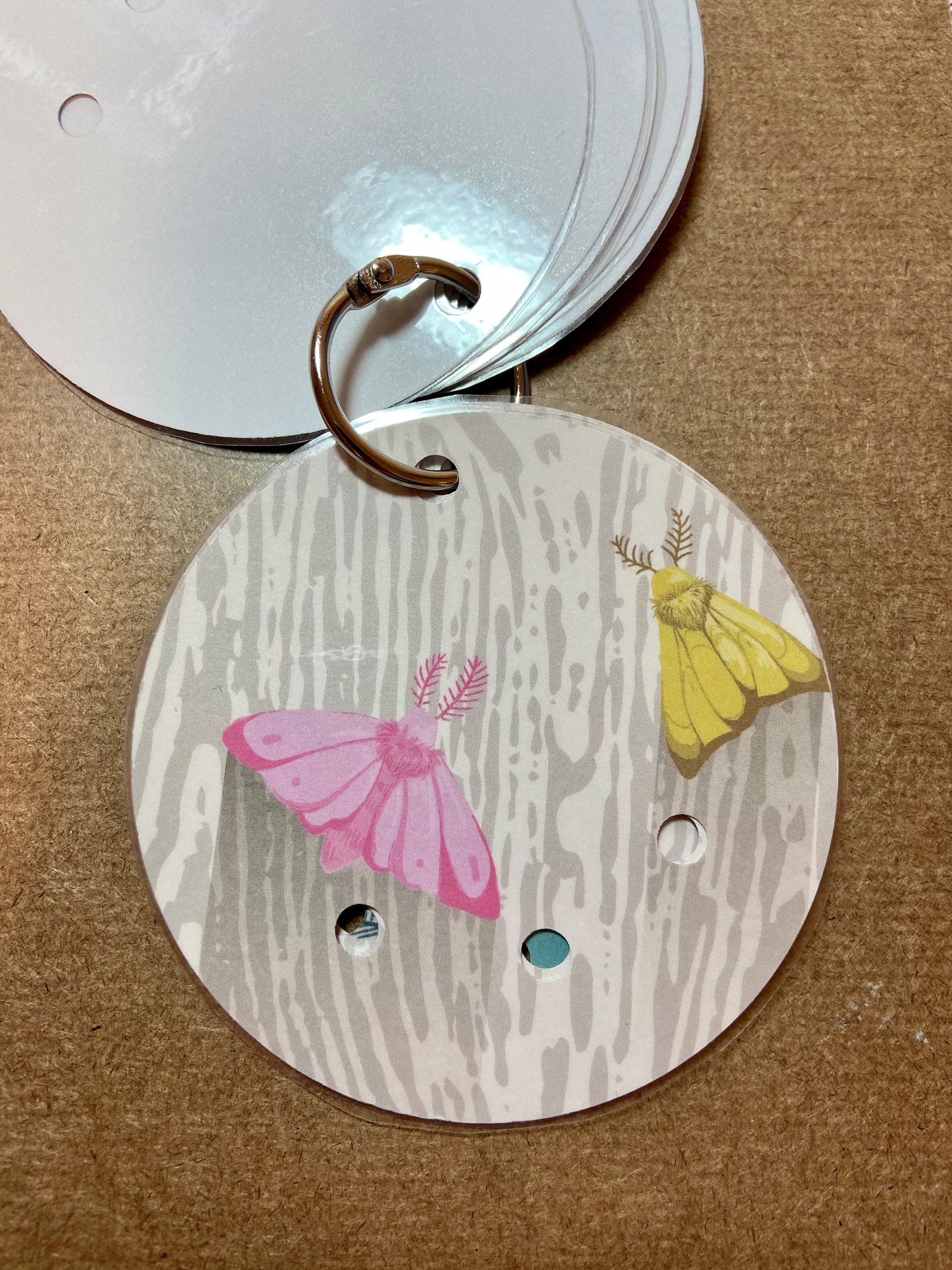 Laminated Cardstock Floss Cards set of 9 Etsy