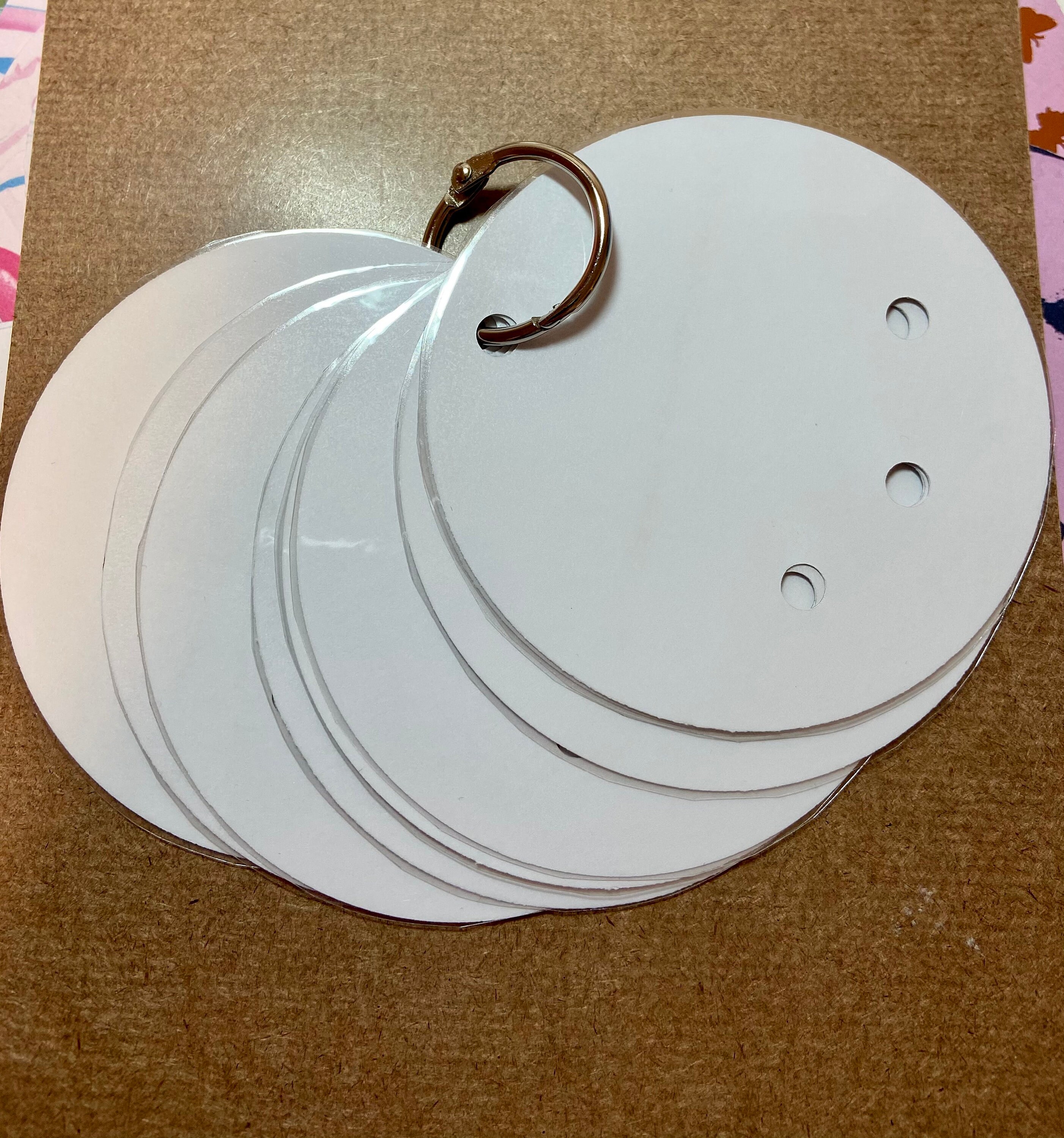 Laminated Cardstock Floss Cards set of 9 Etsy