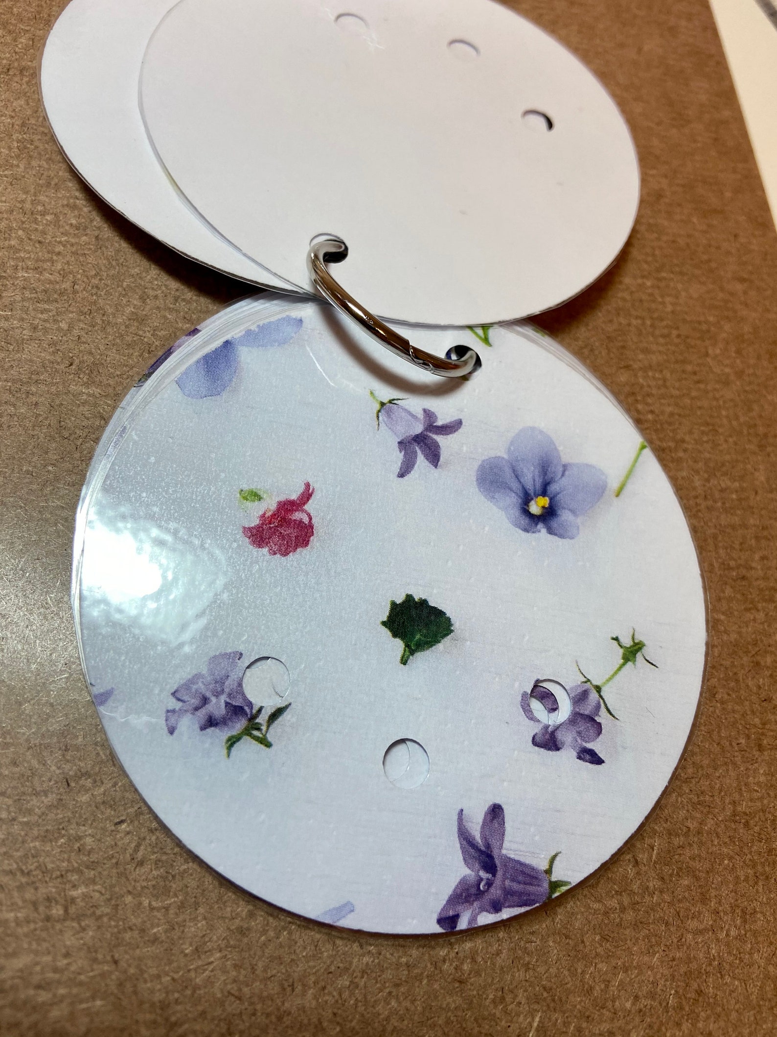 Laminated Cardstock Floss Cards set of 9 Etsy