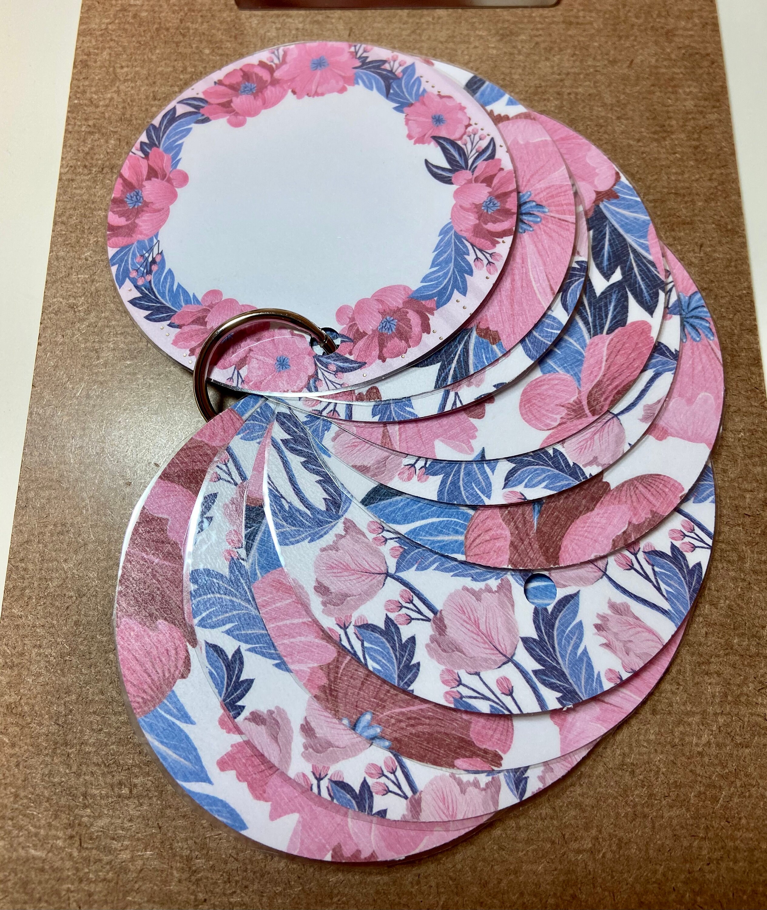 Laminated Cardstock Floss Cards set of 9 Etsy