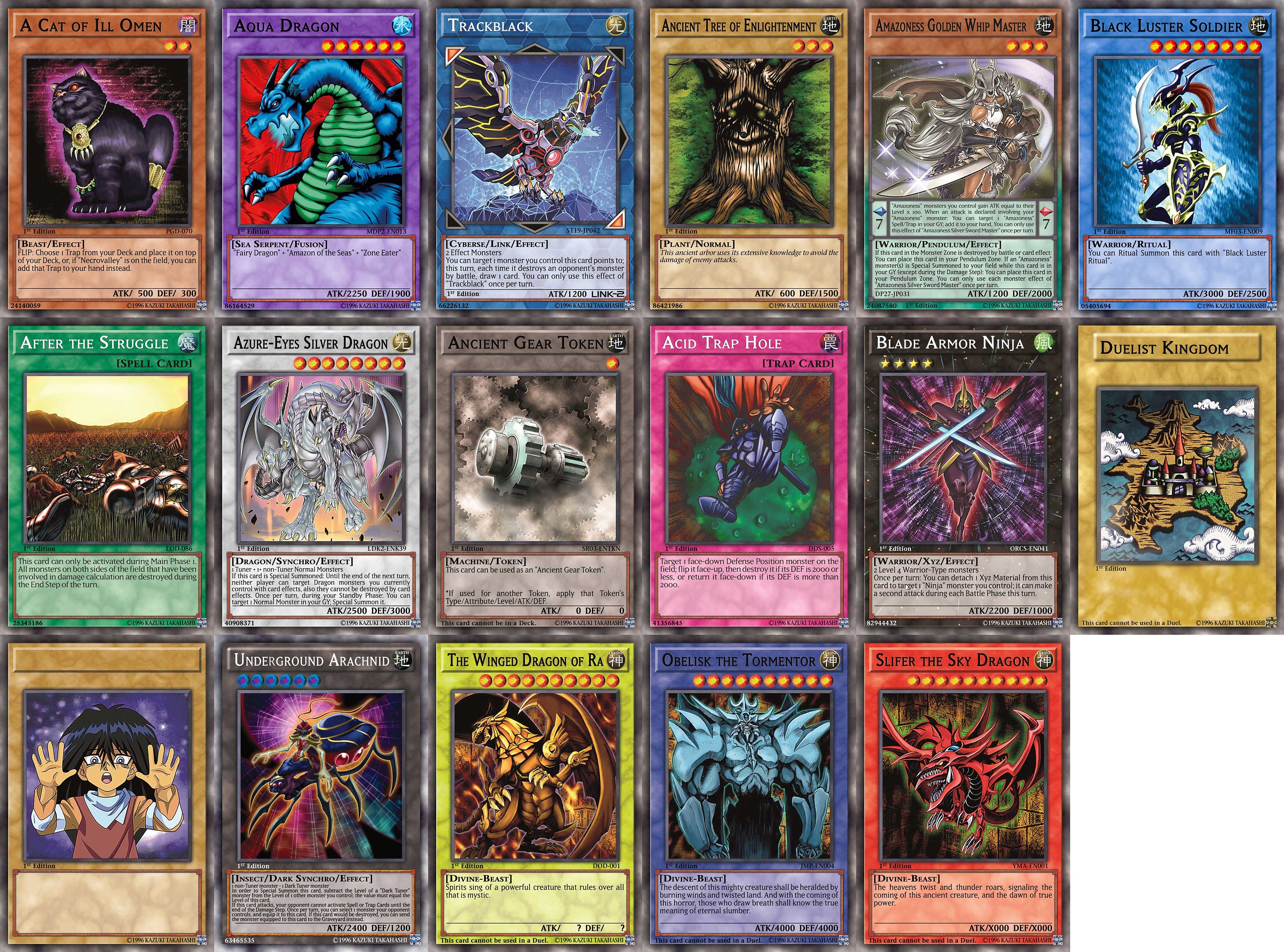 Your Decklist Orica Cards custom Deck Anime - Etsy