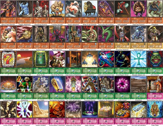 yugioh egyptian themed deck YuGiOh EGYPTIAN GOD DECK | OBELISK THE TORMENTOR 40 CARDS