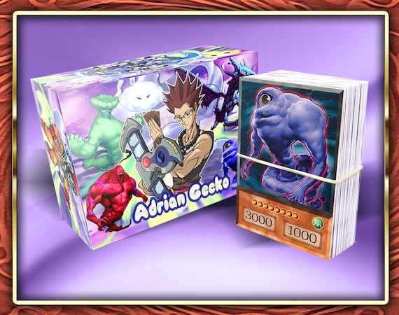 Adrian Gecko Deck 45 Cards Anime Orica Etsy Uk