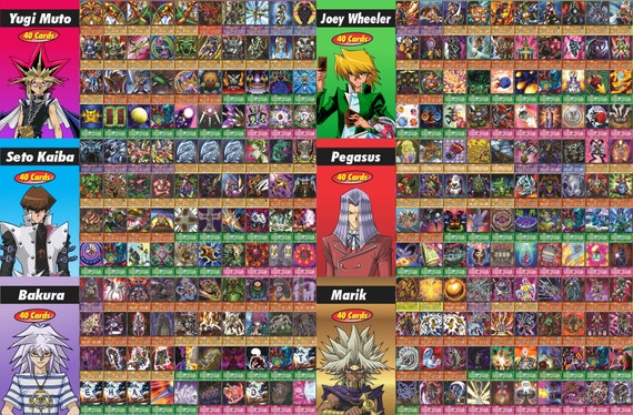 Pack 32 Decks (1.280 Cards +27 Rare) +deckbox & Playmat Yugi, Joey