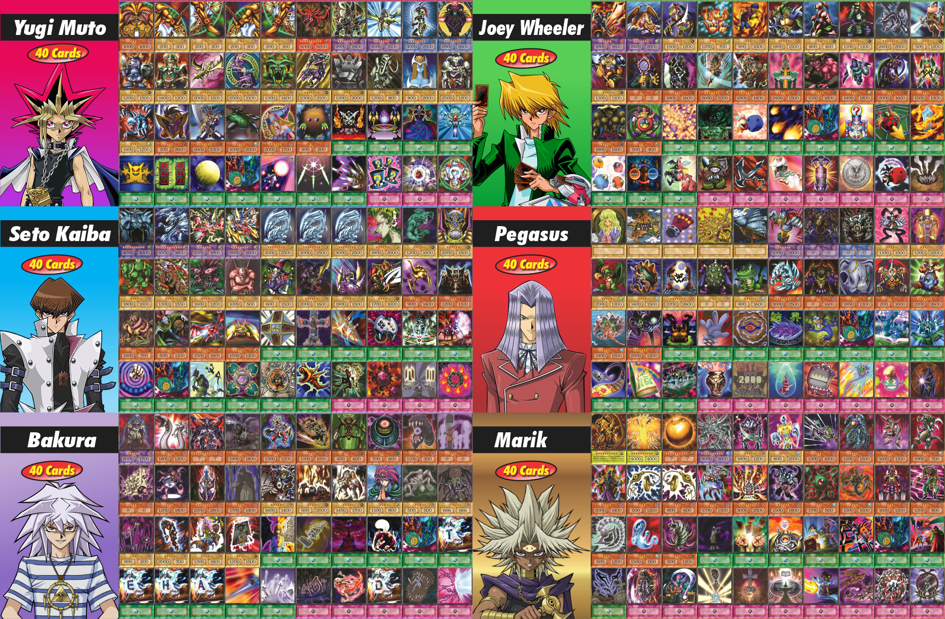 Pack 32 Decks (1.280 Cards +45 Rare) +deckbox & Playmat Anime Orica - Etsy