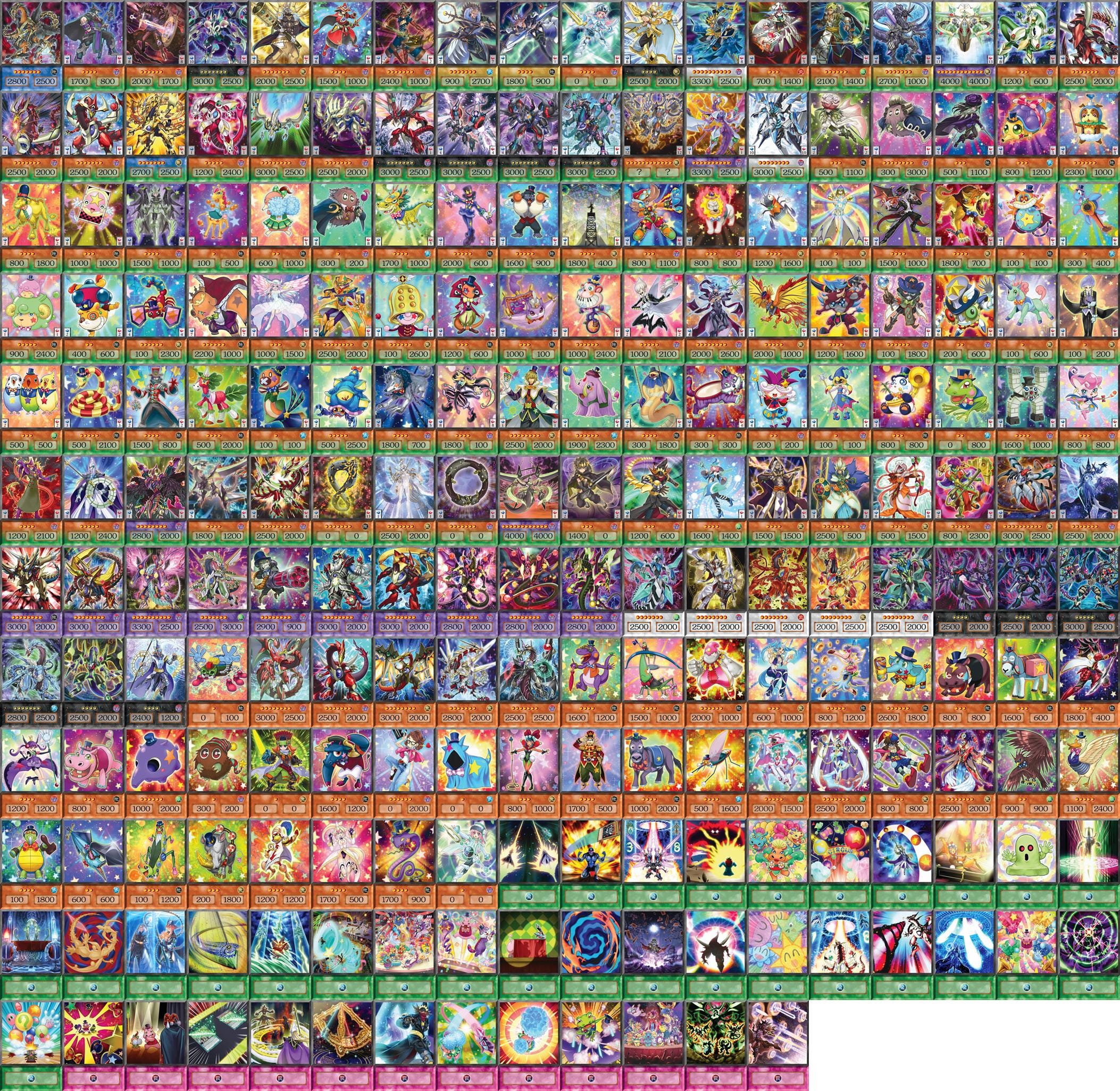 Yuya Deck (210 Cards +27 Rare) +deckbox & Playmat Anime Orica - Etsy