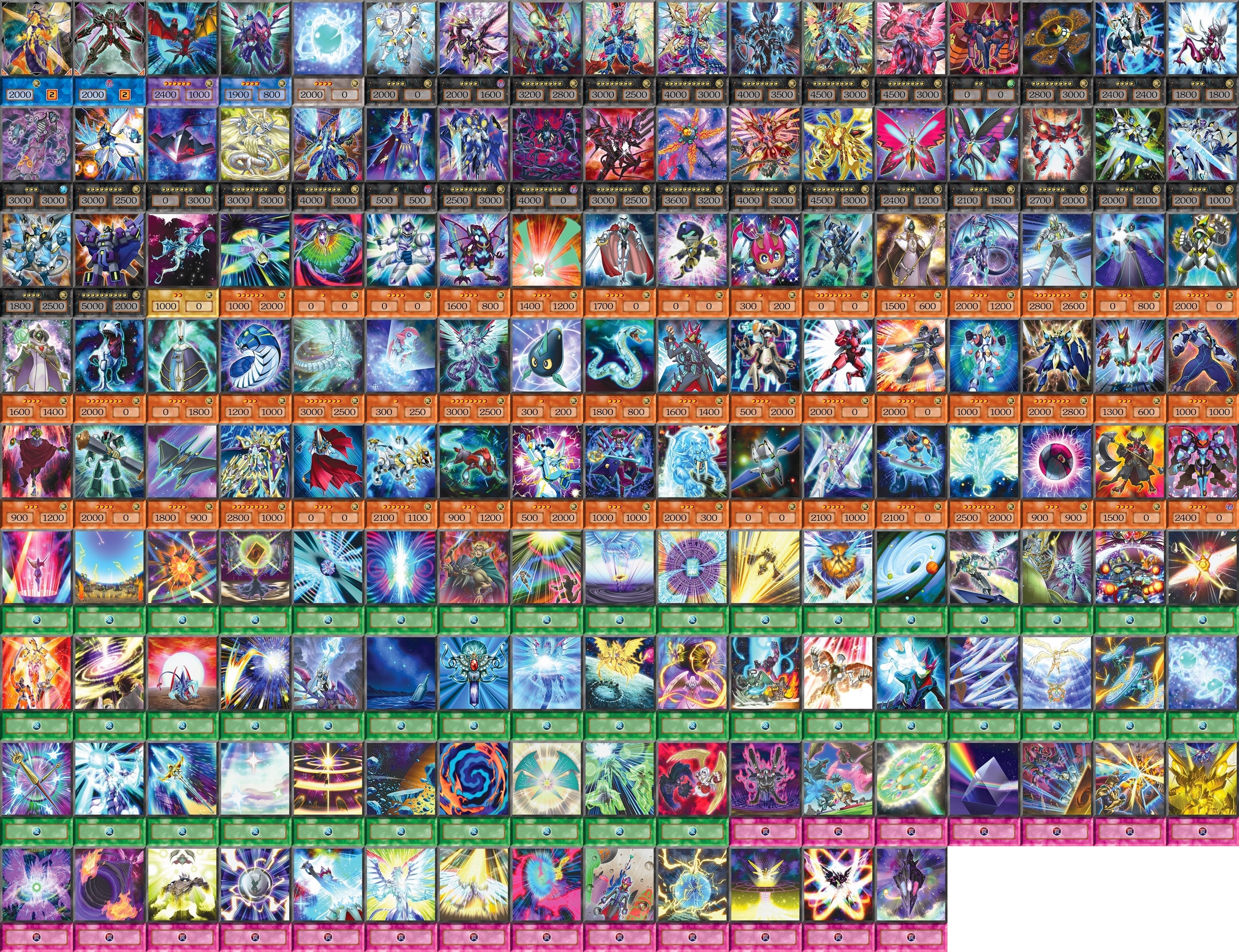 Kite Tenjo Deck 150 Cards Galaxyeyes Anime Orica Etsy