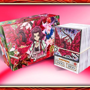 Akiza Izinski Deck (90 cards +27 Rare) +DeckBox & Playmat Anime Orica