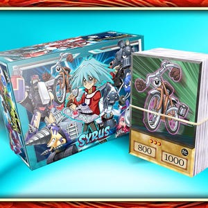 Syrus Truesdale Deck (50 cards +27 Rare) +DeckBox & Playmat Anime Orica