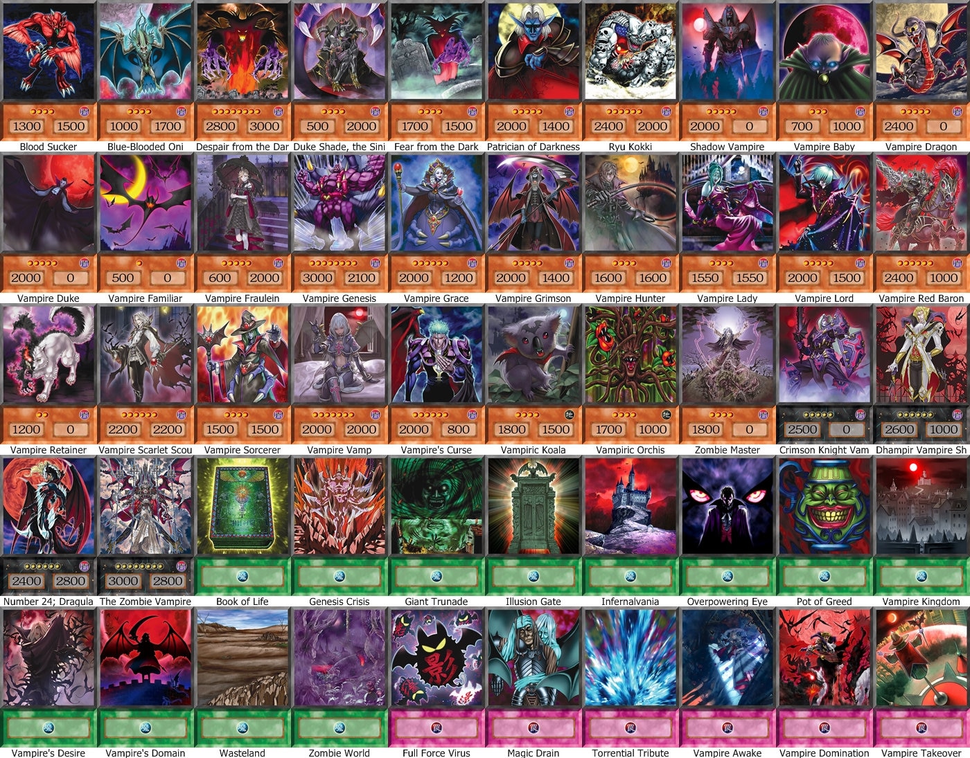 Camula Deck (50 Cards +36 Rare) +deckbox & Playmat Anime Orica - Etsy