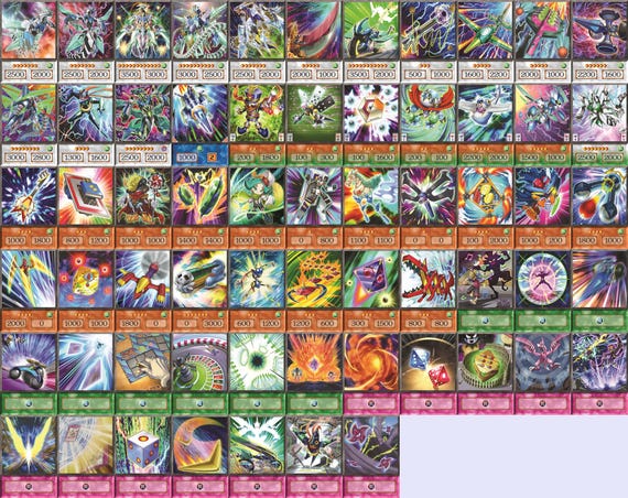 Yugo Deck (60 Cards +36 Rare) +deckbox & Playmat Anime Orica - Etsy