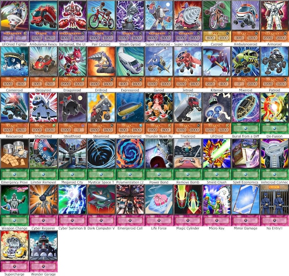 Syrus Deck (50 Cards +36 Rare) +deckbox & Playmat Anime Orica - Etsy