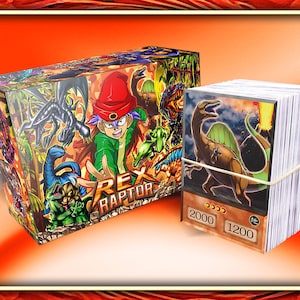 Rex Raptor Deck (70 cards +27 Rare) +DeckBox & Playmat Anime Orica