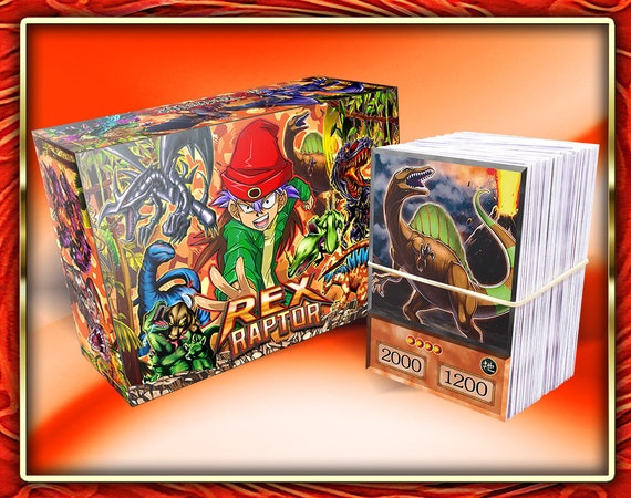Rex Raptor Deck (70 Cards +27 Rare) +deckbox & Playmat Anime Orica