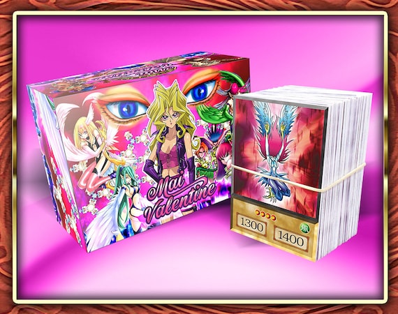 yugioh mai cards Mai Deck (150 Cards +36 Rare) +deckbox & Playmat Anime Orica