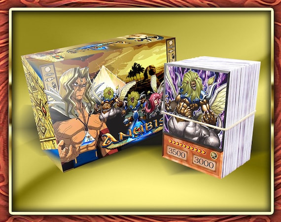 Anubis Deck (130 Cards +36 Rare) +deckbox & Playmat Anime Orica - Etsy