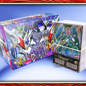 Dumon Deck (50 cards +27 Rare) +DeckBox & Playmat Anime Orica
