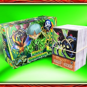 Weevil Underwood Deck (100 cards +27 Rare) +DeckBox & Playmat Anime Orica