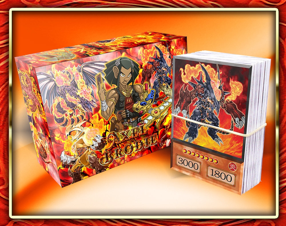 Axel Deck (40 Cards +27 Rare) +deckbox & Playmat Anime Orica - Etsy