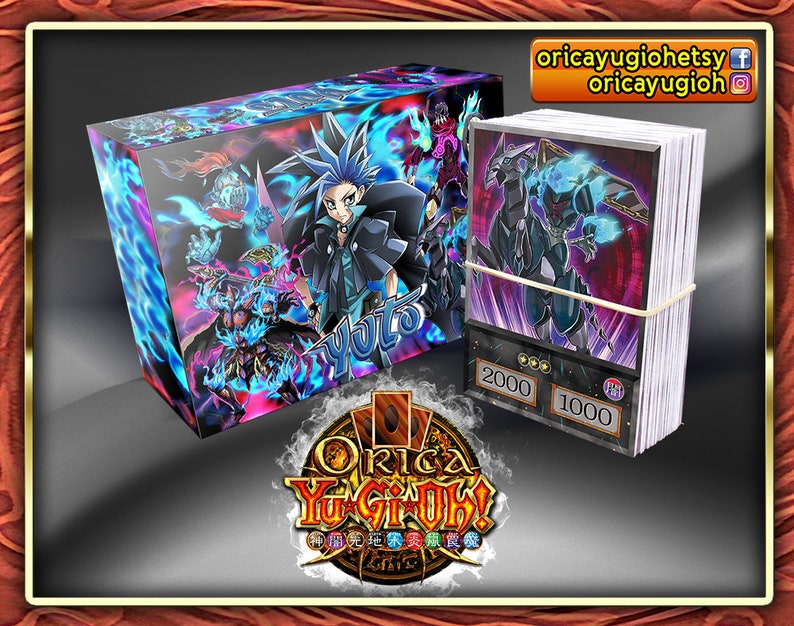 Yuto Deck 40 Cards Anime Orica Yugioh Etsy