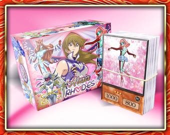 Alexis Rhodes Deck Anime (60 Cards +27 Rare) Playmat & Deckbox Ygo - Etsy