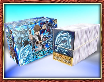 Seto Kaiba Deck (310 cards +27 Rare) +DeckBox & Playmat Anime Orica