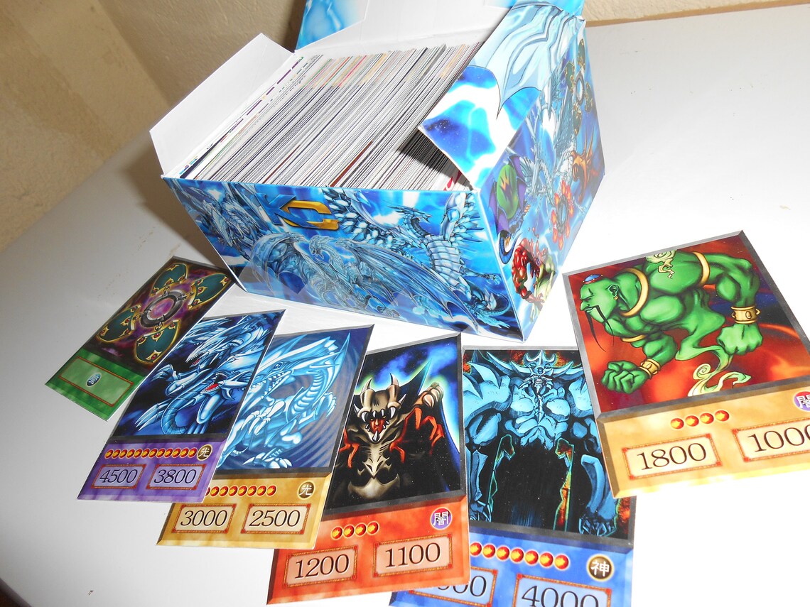 Seto Kaiba Deck 300 cards Kaiba Corp BlueEyes White Etsy