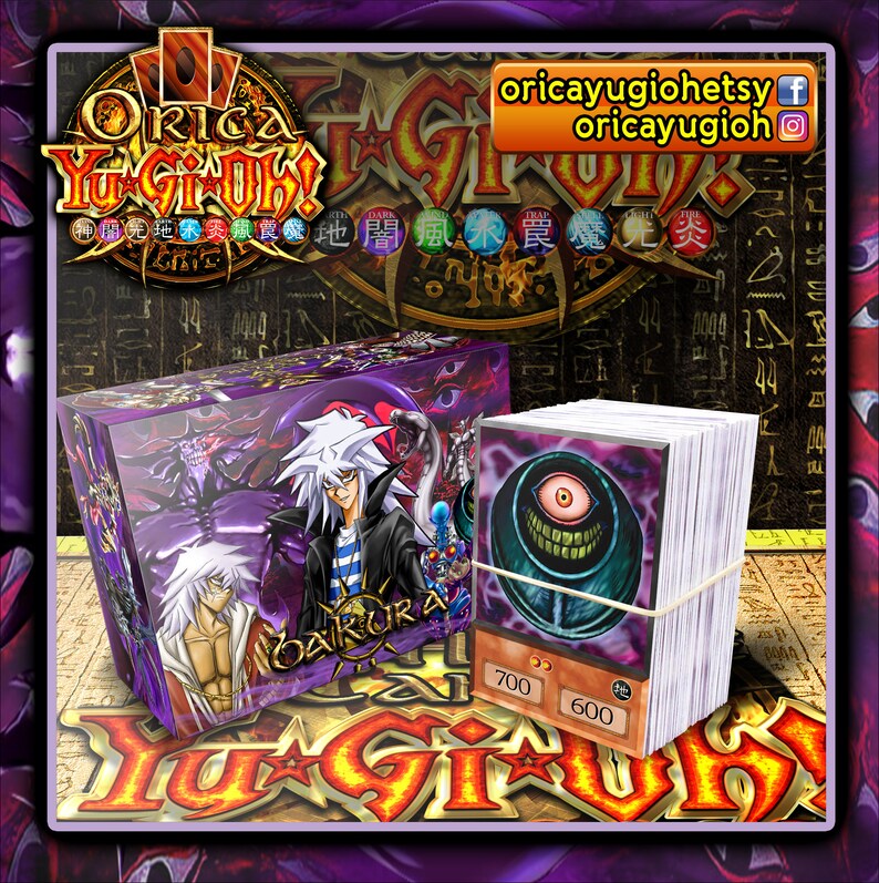 Bakura Ryou Deck 75 cards Zorc Necrophades Dark Necrofear Etsy