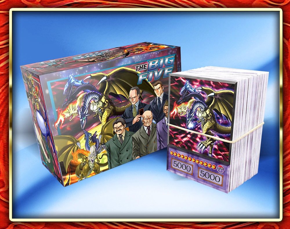 The Big Five Deck (70 cards +18 Rare) +DeckBox & Playmat Anime Orica