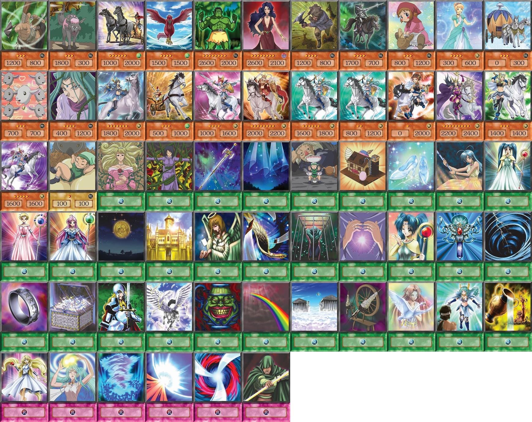Zigfried Leon Deck (60 Cards +27 Rare) +deckbox & Playmat Anime